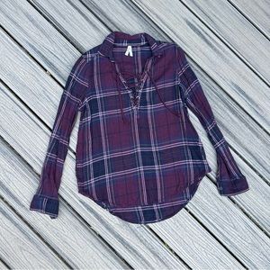 ❌ SOLD ❌ MUDD flannel long sleeve top size small
